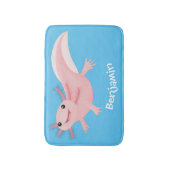 Tapis De Bain axolotl rose pâle (Devant (Vertical))