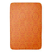 Tapis de bain Aztek Orange (devant Vertical)
