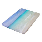 Tapis De Bain Azure Blue Caribbean Tropical Beach (Angle)