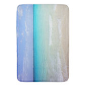 Tapis De Bain Azure Blue Caribbean Tropical Beach (devant Vertical)