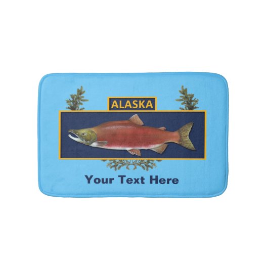 Tapis De Bain Badge du pêcheur de combat de l'Alaska (Devant)