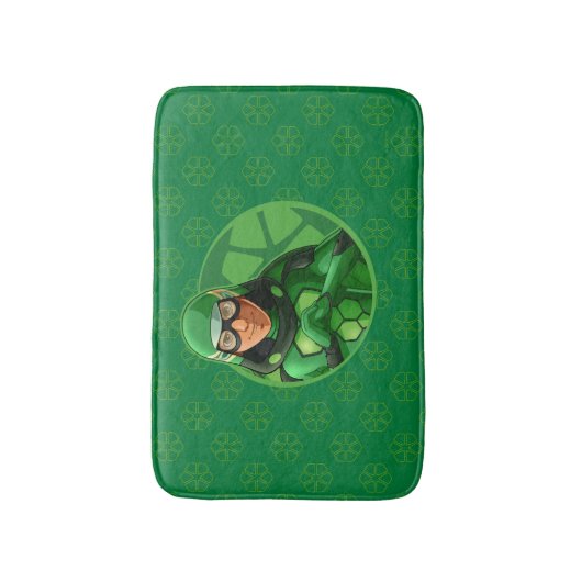 Tapis De Bain Badge vert Carapace (Devant (Vertical))