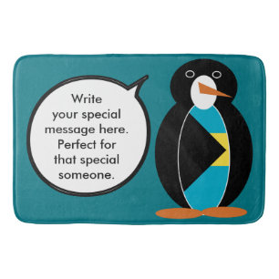 Tapis De Bain Bahamas Mme Pingouin parlante
