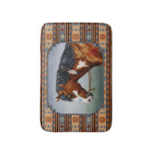 Tapis De Bain Baie Pinto War Horse Design Sud-Ouest (Devant (Vertical))