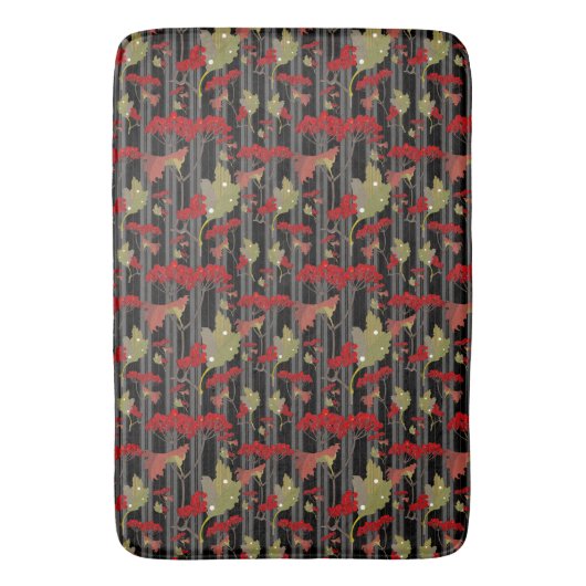 Tapis De Bain Baies botaniques Red Chokeberry (devant Vertical)