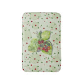 Tapis De Bain Baies noires rouges et noires (Devant (Vertical))