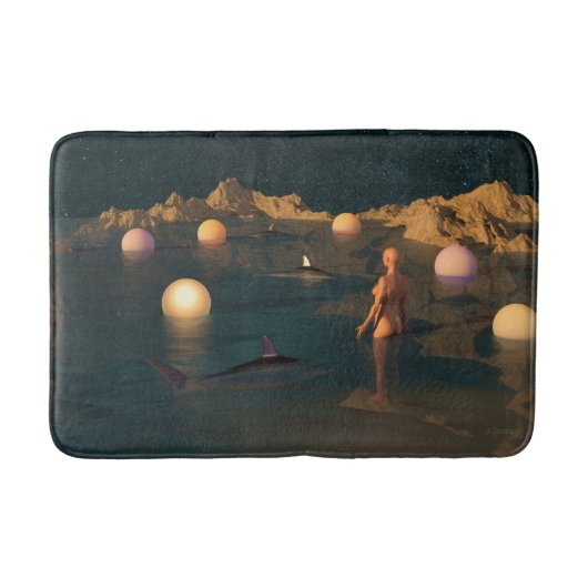 Tapis De Bain Baignade Nocturne (Devant)