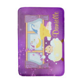 Tapis De Bain Baignoire Bébé Bain Purple Lune & Étoiles (Devant (Vertical))