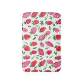 Tapis De Bain Baignoire motif de fraises à l'aquarelle mignonne (Devant (Vertical))