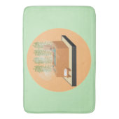 Tapis De Bain Baignoire Zen Ofuro avec bambou (devant Vertical)