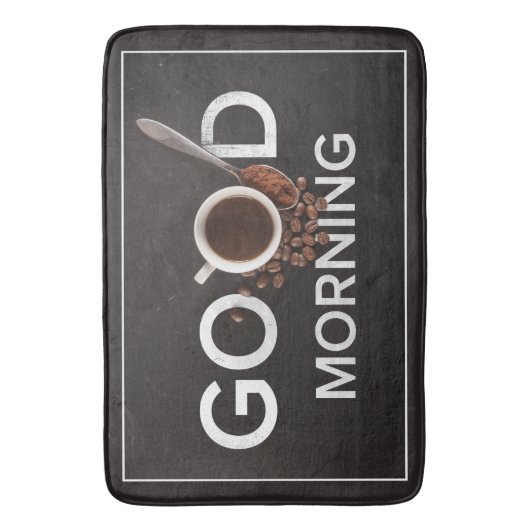 Tapis De Bain Bain à café du matin (devant Vertical)