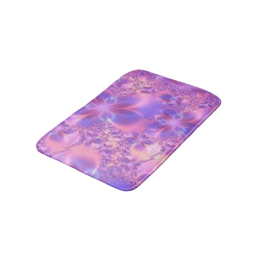 Tapis De Bain Bain à fleur fractal (Angle)