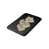 Tapis De Bain Bain à fleurs de Gladiola blanc (Angle)