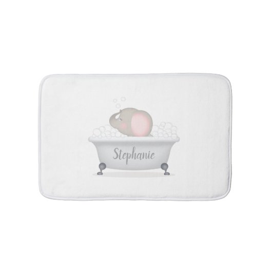 Tapis De Bain Bain bébé éléphant bulle (Devant)