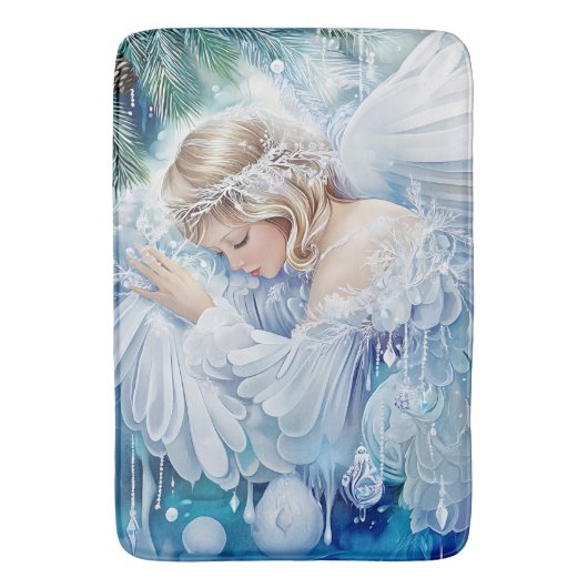 Tapis De Bain Bain bleu (devant Vertical)