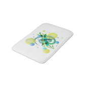 Tapis De Bain Bain bleu vert Dragonfly (Angle)