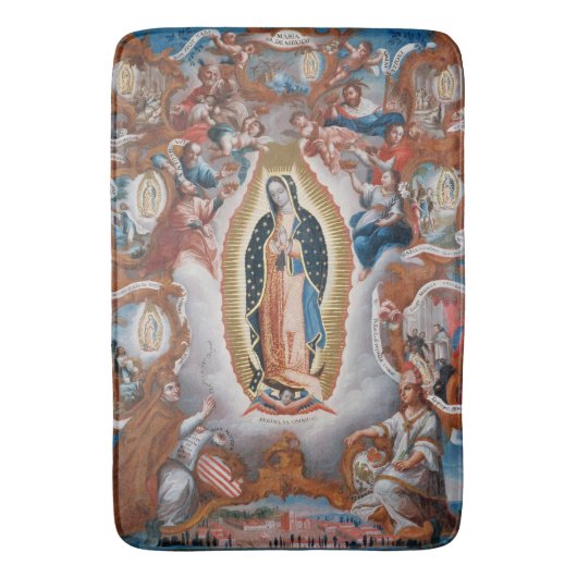Tapis De Bain Bain de bain "Vierge de Guadalupe" (devant Vertical)