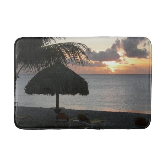 Tapis De Bain Bain de coucher de soleil Bonaire (Devant)
