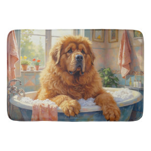 Tapis De Bain Bain de Mastiff Tibétain Majestueux Décor de Salle