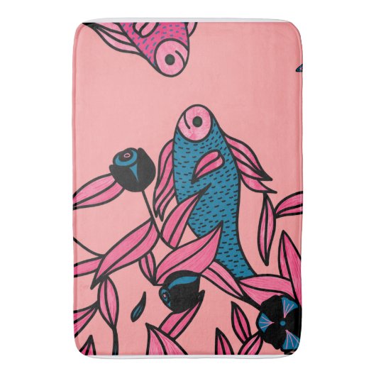 Tapis De Bain Bain de poisson (devant Vertical)