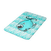 Tapis De Bain Bain de poisson bleu (Angle)