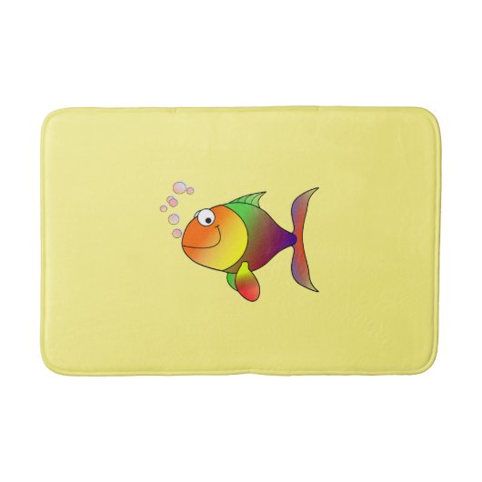 Tapis De Bain Bain de poisson mignon mat (Devant)