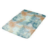 Tapis De Bain Bain Gold et Turquoise (Angle)