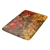 Tapis De Bain Bain Mat Automne Rouge Jaune Vignes (Angle)