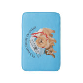 TAPIS DE BAIN BAIN MAT - BLEU AVEC LOGO 2025 (Devant (Vertical))