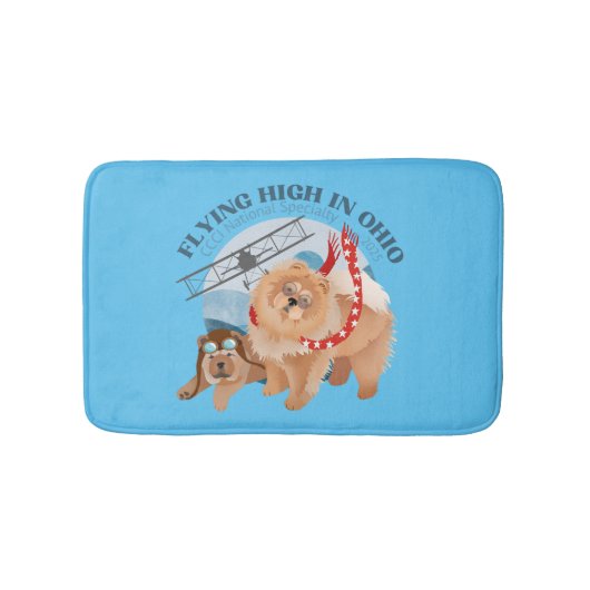 TAPIS DE BAIN BAIN MAT - BLEU AVEC LOGO 2025 (Devant)