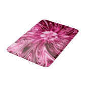 Tapis De Bain Bain Mat Lignes Abstraites Fleur pourpre (Angle)