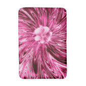 Tapis De Bain Bain Mat Lignes Abstraites Fleur pourpre (Devant (Vertical))
