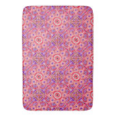 Tapis De Bain Bain Mat rouge bohème abstrait (devant Vertical)