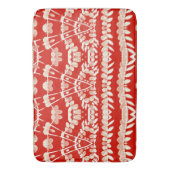 Tapis De Bain Bain Mat, Rouge couleur moderne design classique B (devant Vertical)