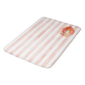 Tapis De Bain Baiser d'aquarelle Blush Pink Gold XOXO (Angle)