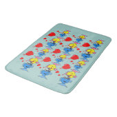 Tapis De Bain Baiser le poisson dans le bain amoureux (Angle)