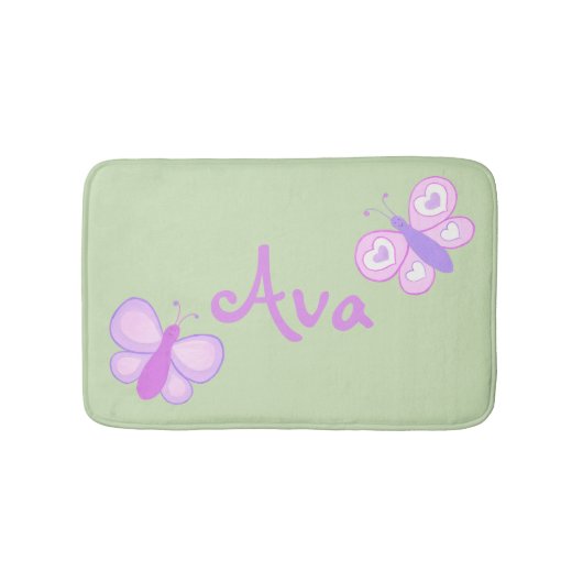 Tapis De Bain Baisers de papillon (Devant)