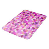 Tapis De Bain Balances de sirènes, violet, améthyste et corail (Angle)