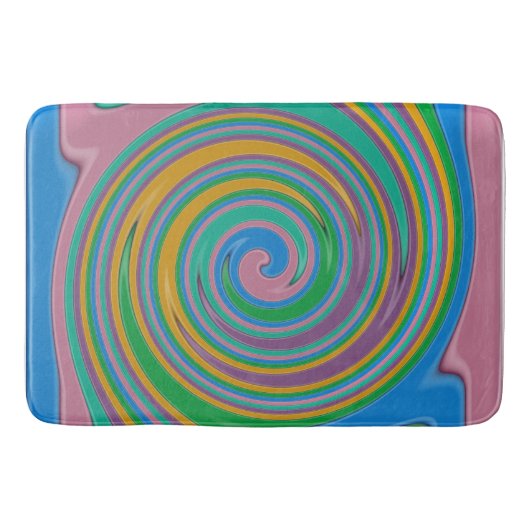 Tapis De Bain Balayage arc-en-ciel (Devant)