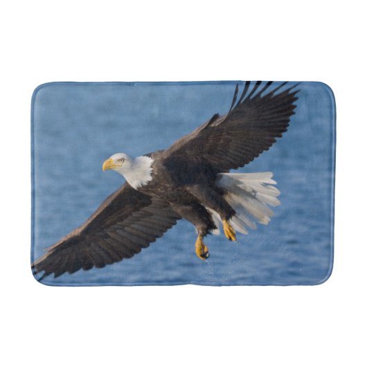 Tapis De Bain Bald eagle in flight (Devant)
