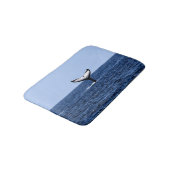 Tapis De Bain Baleine à bosse en océan (Angle)