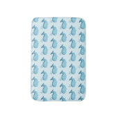 Tapis de bain baleine bébé mignon (Devant (Vertical))