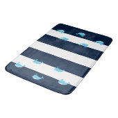 Tapis de Bain - Baleine Bleu Clair (Angle)