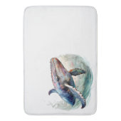 Tapis De Bain Baleine d'un temps (devant Vertical)