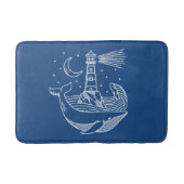 Tapis De Bain Baleine phare (Devant)