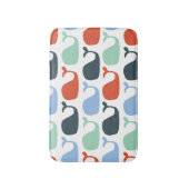 Tapis De Bain Baleines marines (Devant (Vertical))