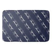 Tapis De Bain Baleines Tail Motif Marine et Grey (Devant)