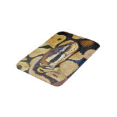 Tapis De Bain Ball Python, Belly Jaune, Enroulé dans Ball (Angle)