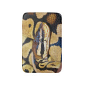 Tapis De Bain Ball Python, Belly Jaune, Enroulé dans Ball (Devant (Vertical))