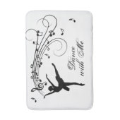 Tapis De Bain Ballerina Dance with Me Music Note (Devant (Vertical))